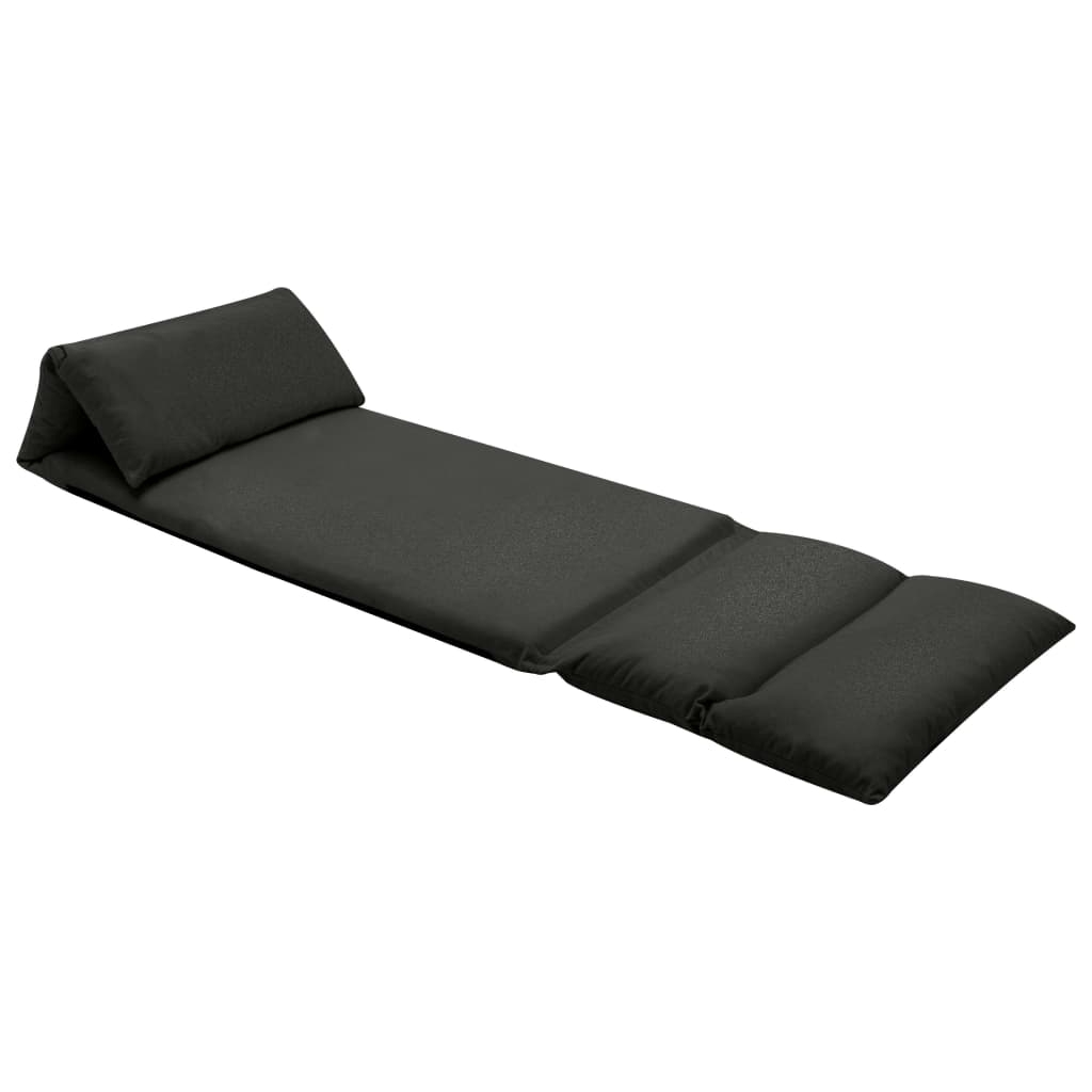 Microfiber black Foldable Chair