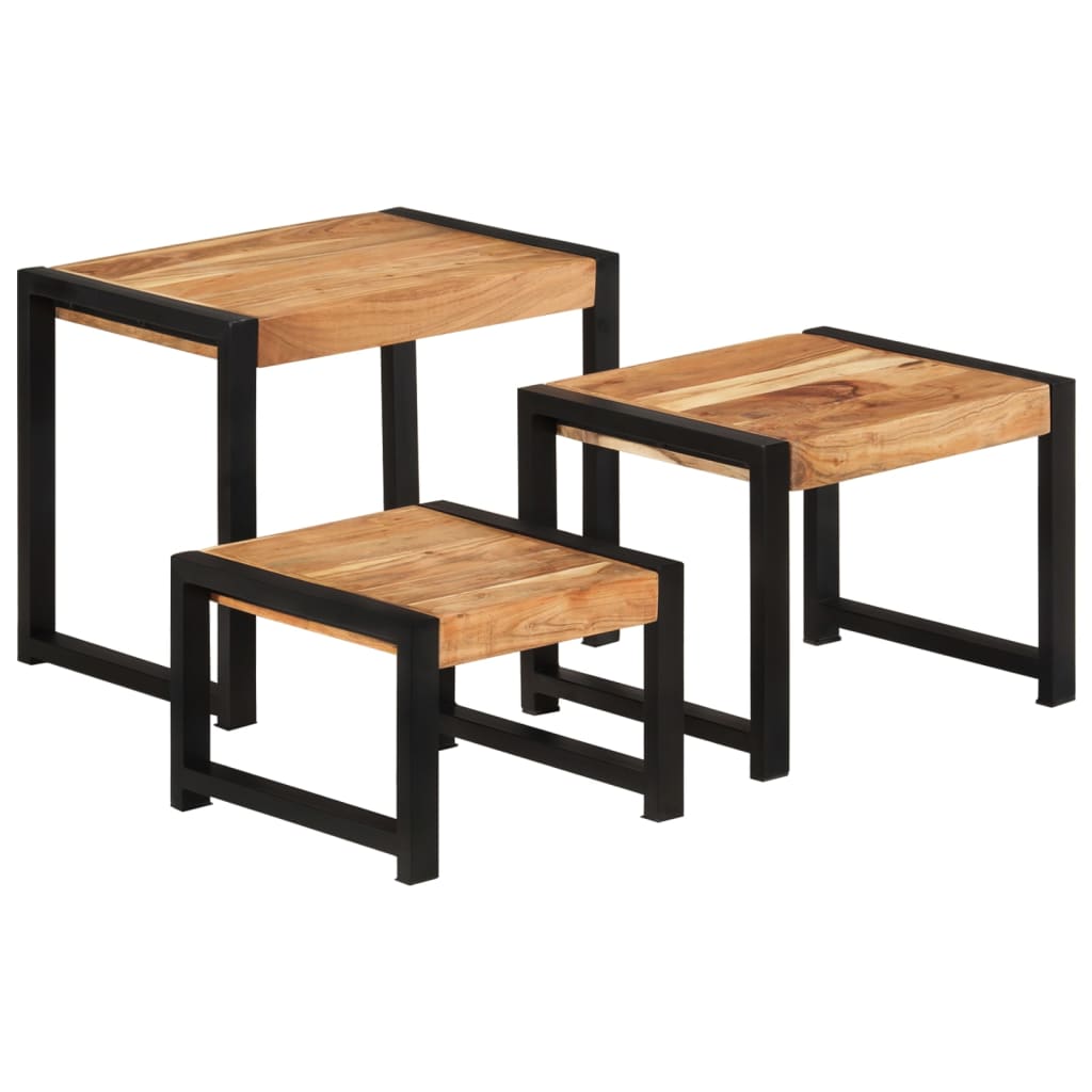 Solid wood 3 pcs 3 pcs tables