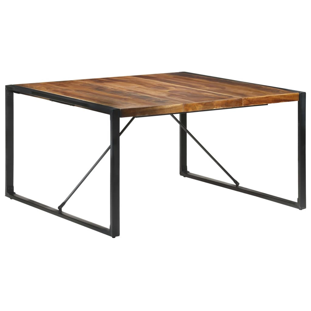 Tavolo da pranzo 140x140x75 cm legno massiccio