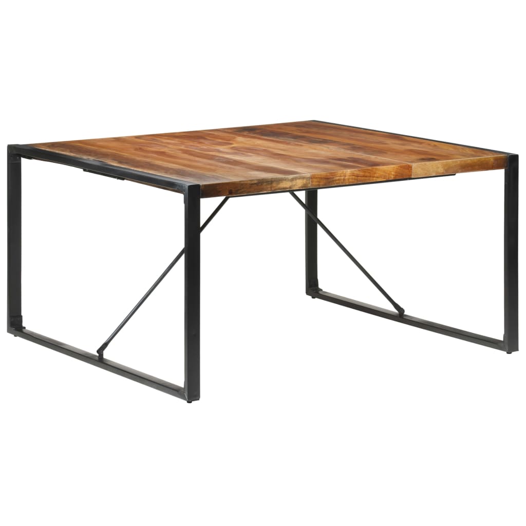 Tavolo da pranzo 140x140x75 cm legno massiccio
