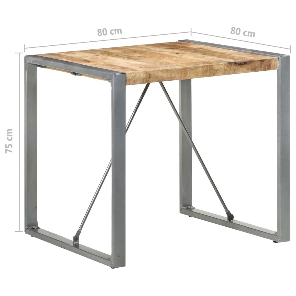 Dining table 80x80x75 cm Gross mango wood