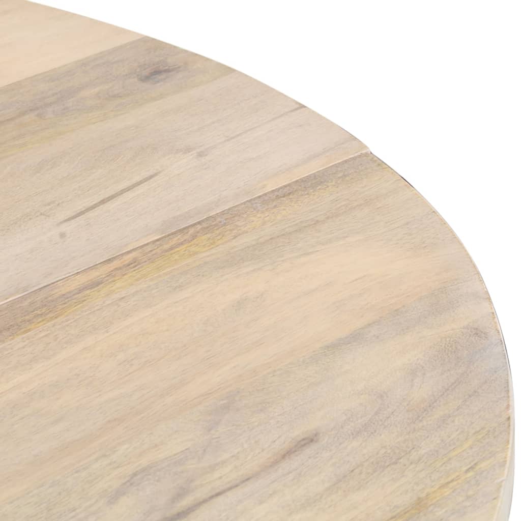 Round dining table 110x76 cm Solid mango wood