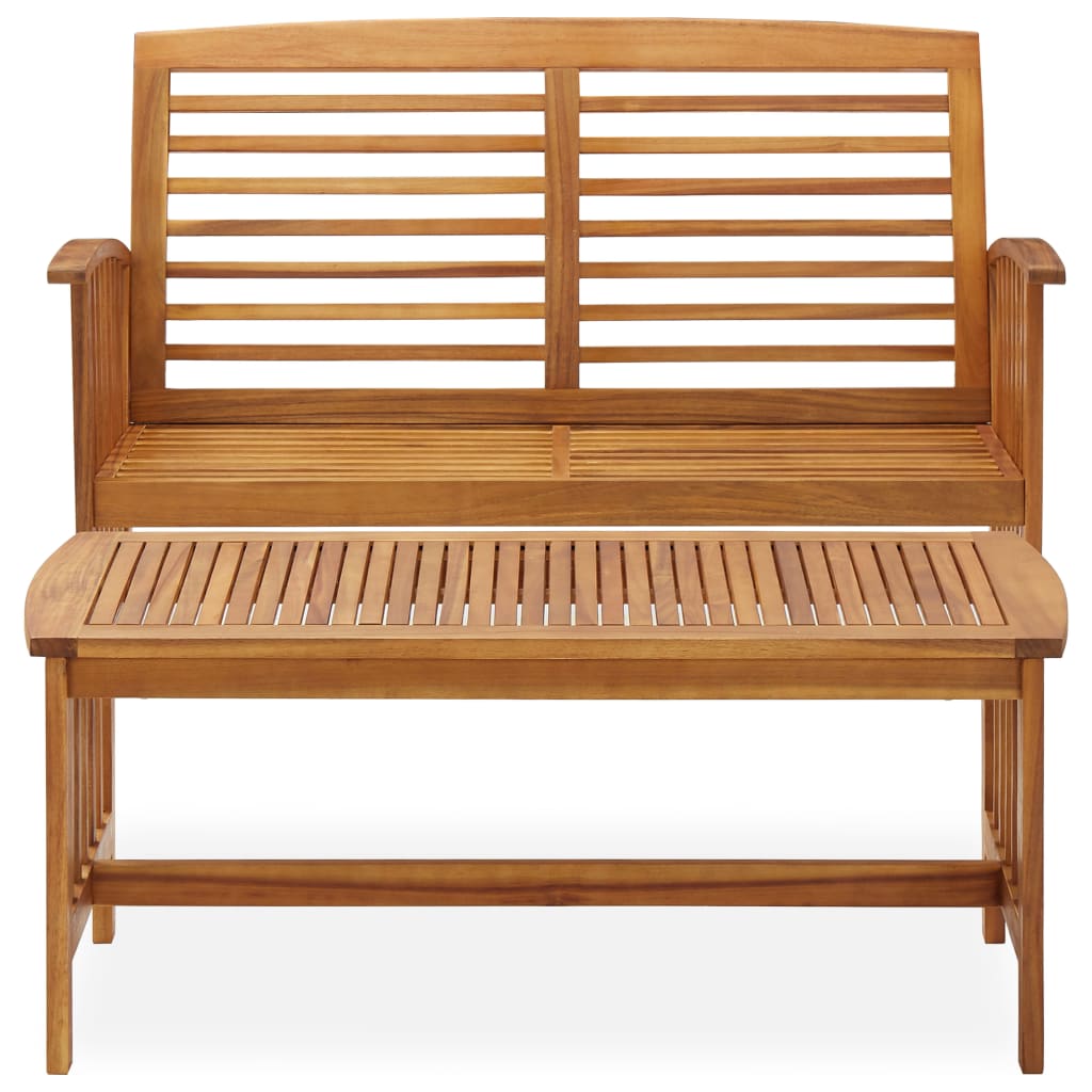 Garden furniture 2 pcs solid acacia wood