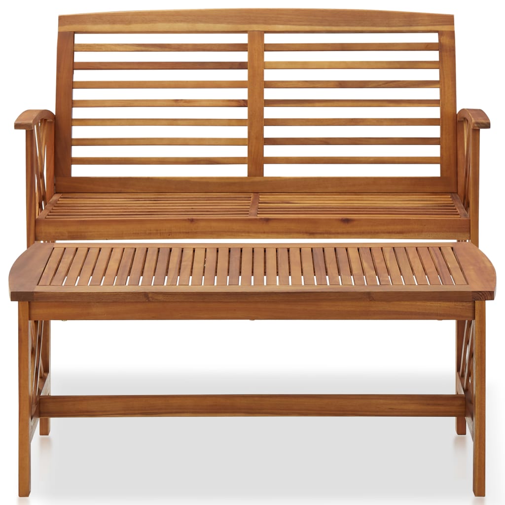 Garden furniture 2 pcs solid acacia wood