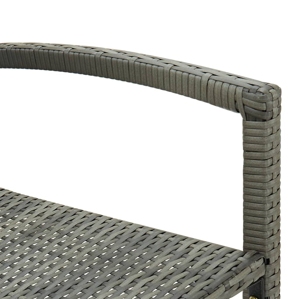 Braided 4 -braided gray batch bar stools