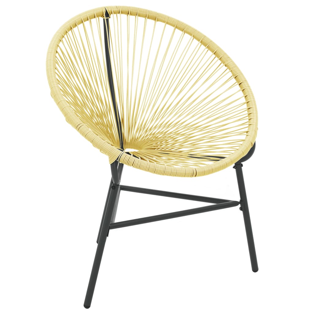Garden chair Acapulco braided resin beige