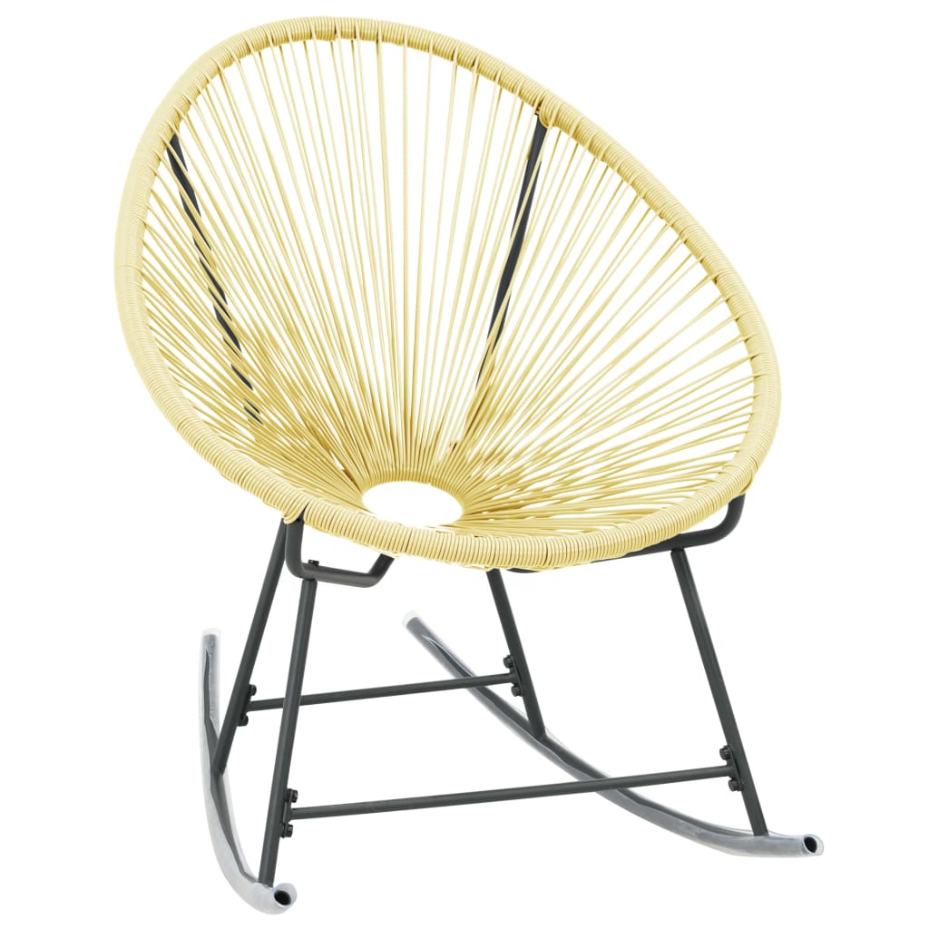 Outdoor chair Acapulco braided resin beige