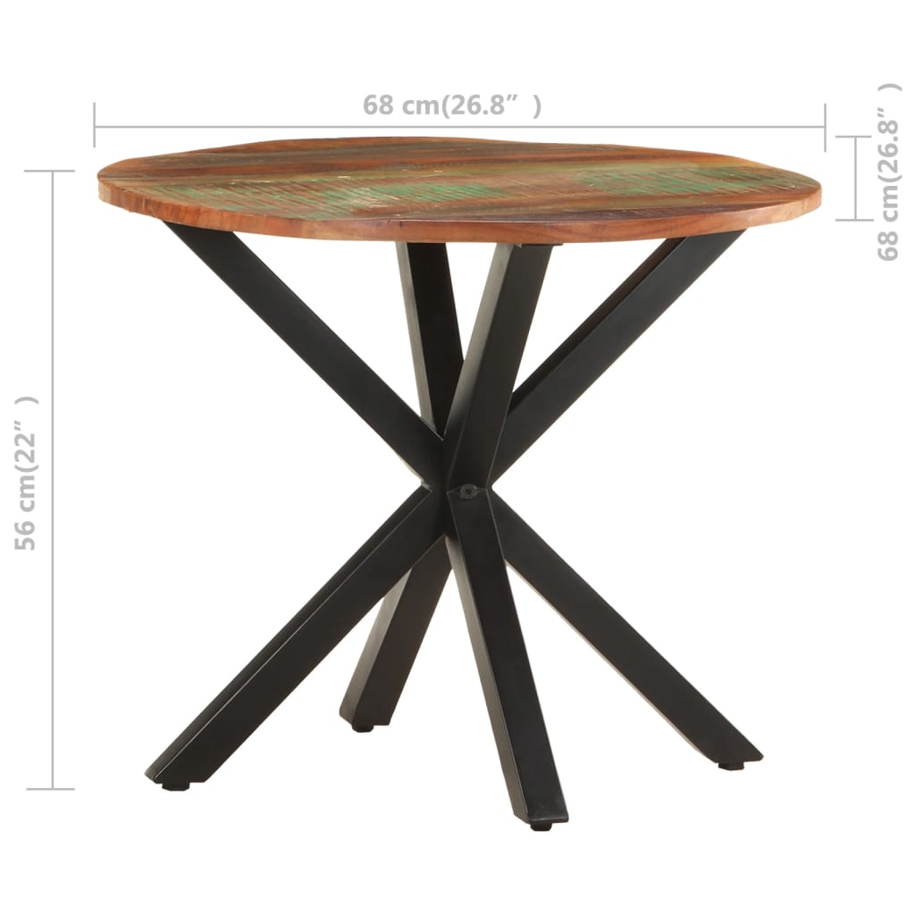 Ernennen Sie Tabelle 68x68x56 cm massive Erholung Holz