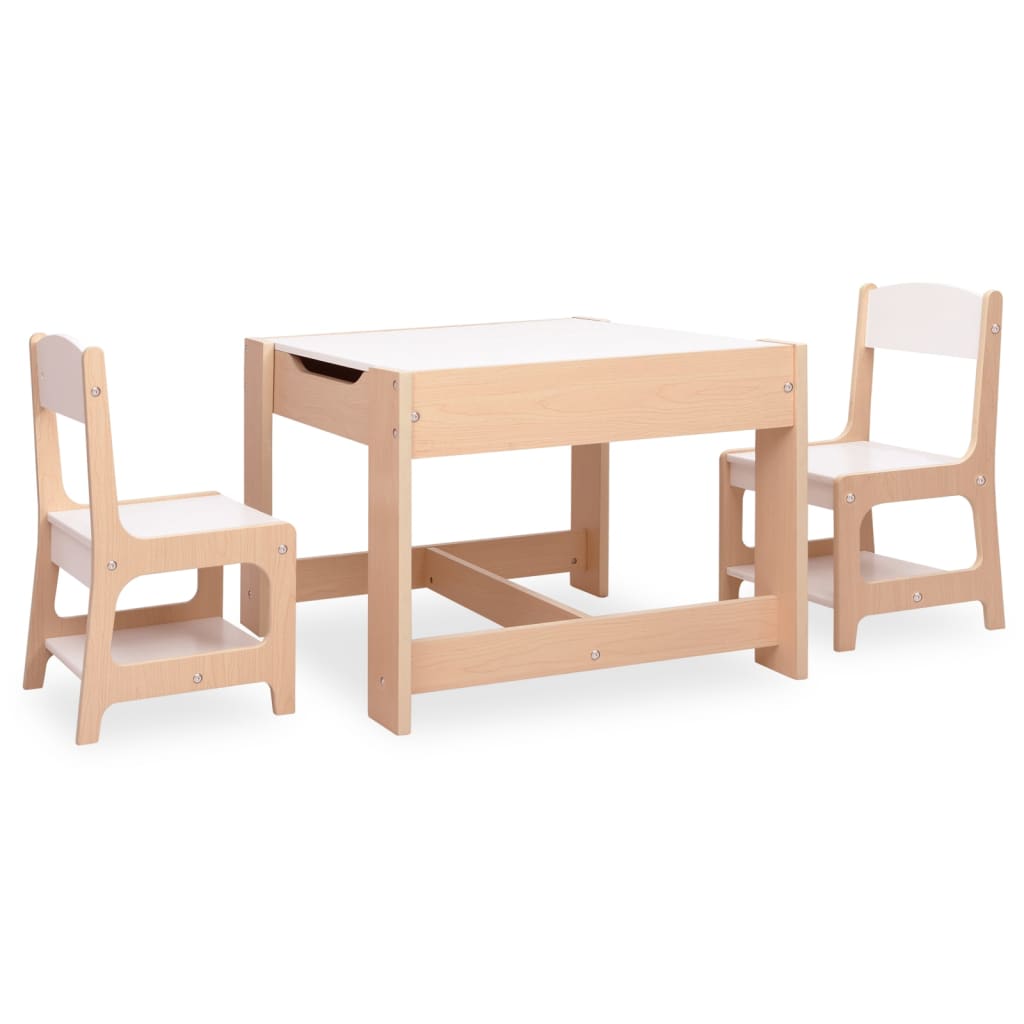 Children's table with 2 MDF chairs