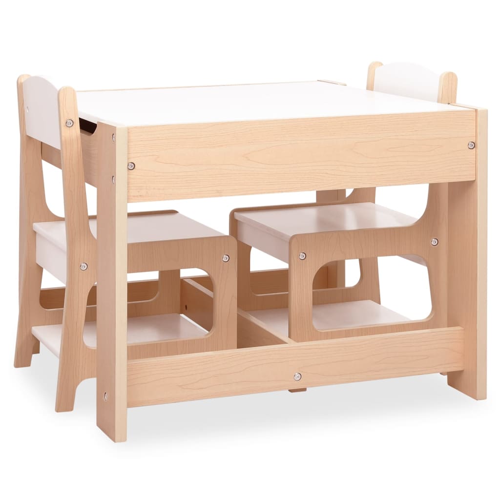 Children's table with 2 MDF chairs