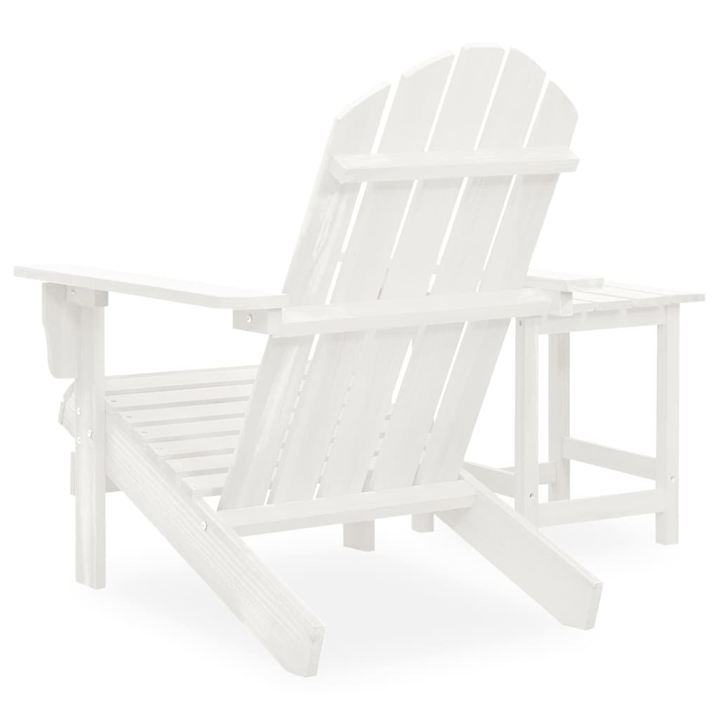 Sedia da giardino Adirondack con tavolo in legno di Abete Bianco