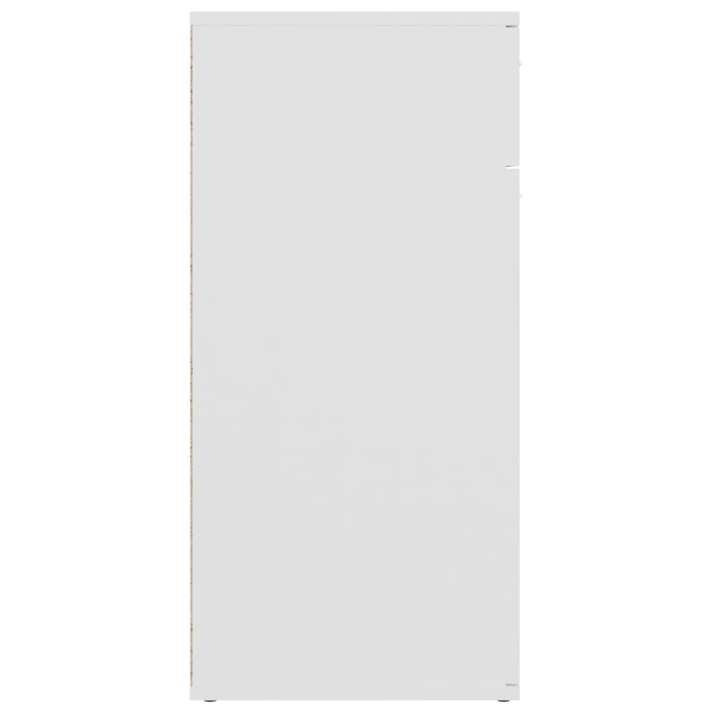 Buffet bianco 80x36x75 cm in truciolato