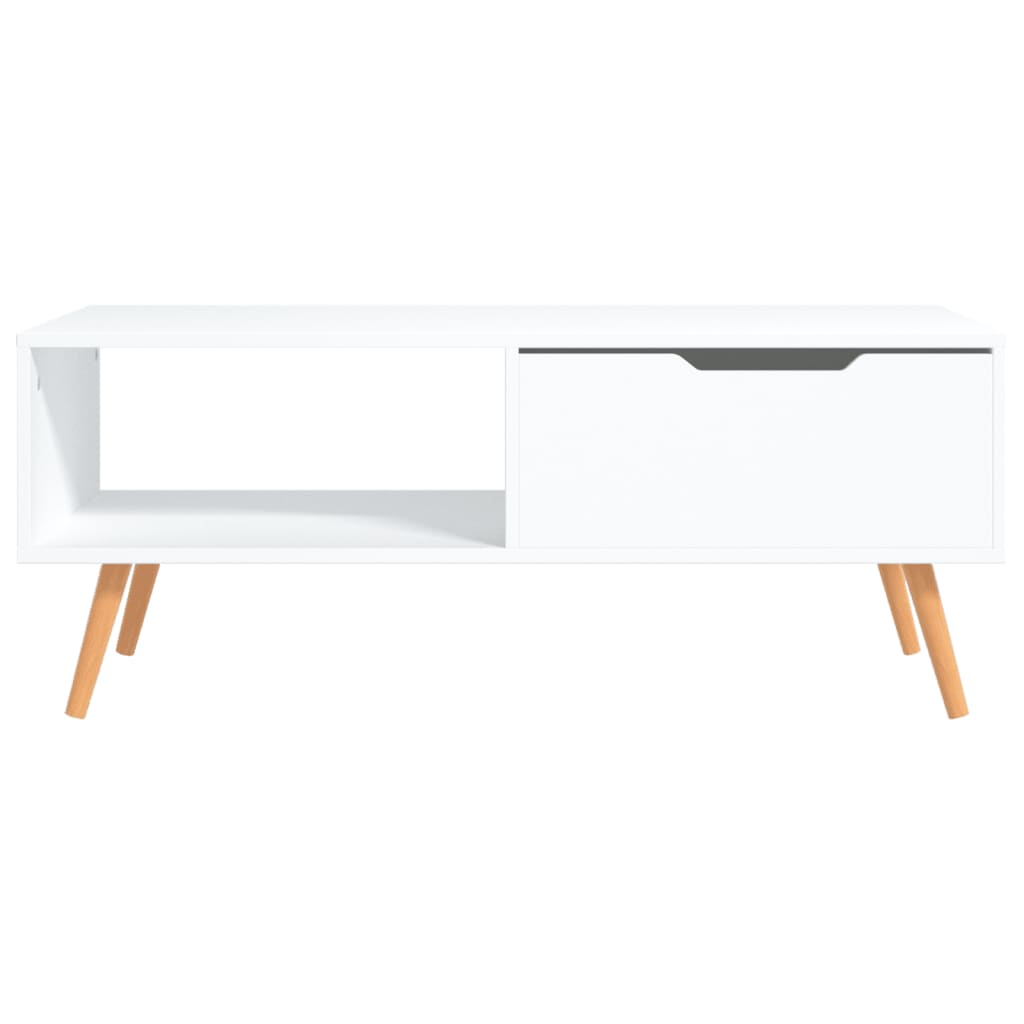 Tavolino Bianco 100x49,5x43 cm MDF