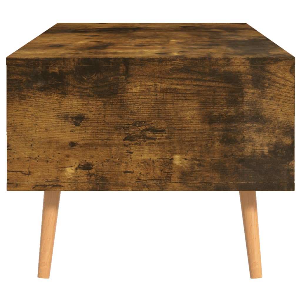 Smoked oak coffee table 100x49.5x43 cm agglomerated