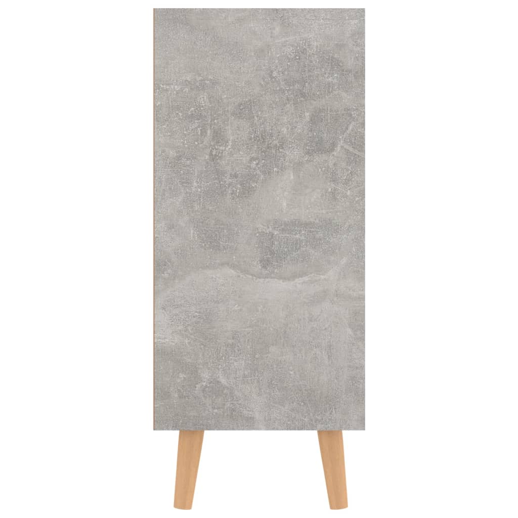 Credenza grigio cemento 90x30x72 cm in multistrato