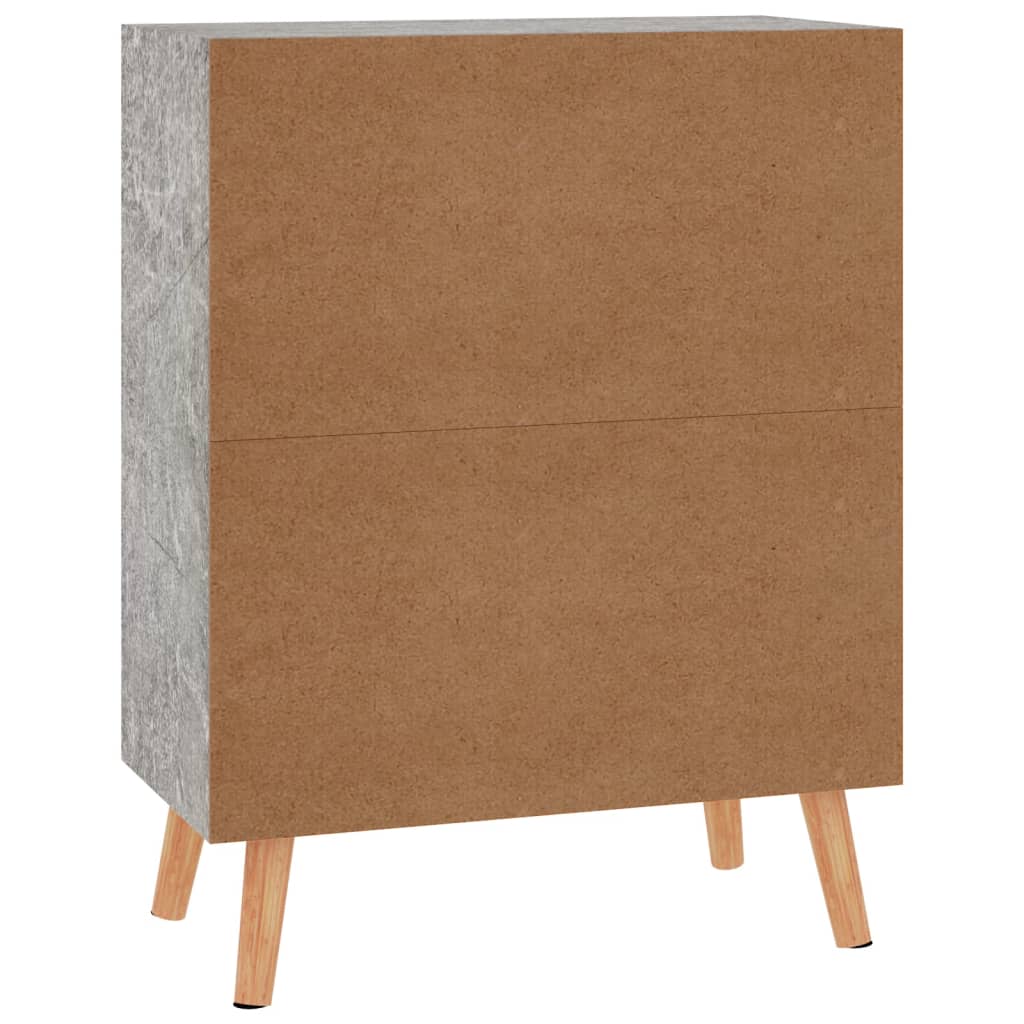 Credenza grigio cemento 60x30x72 cm in multistrato