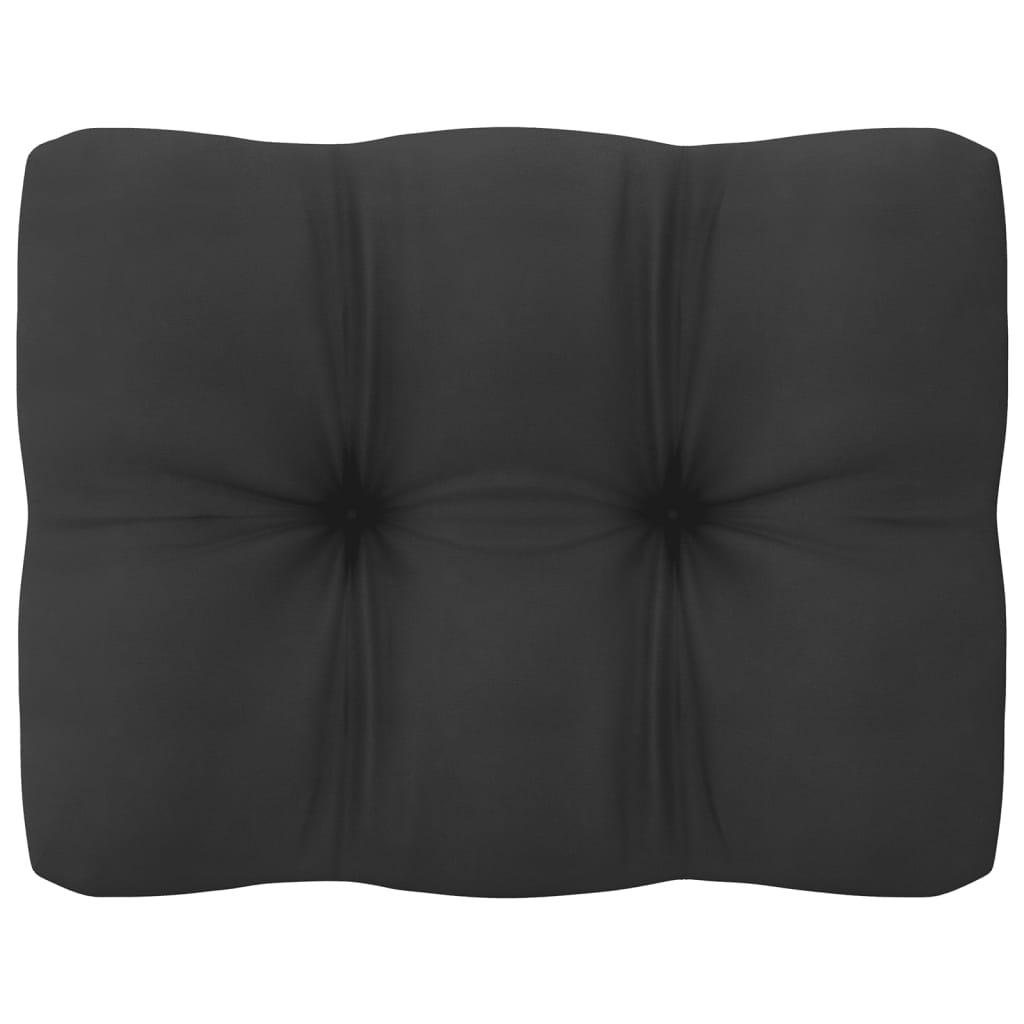 Garden Central Sofa Anthracite Pine Wood Cushions