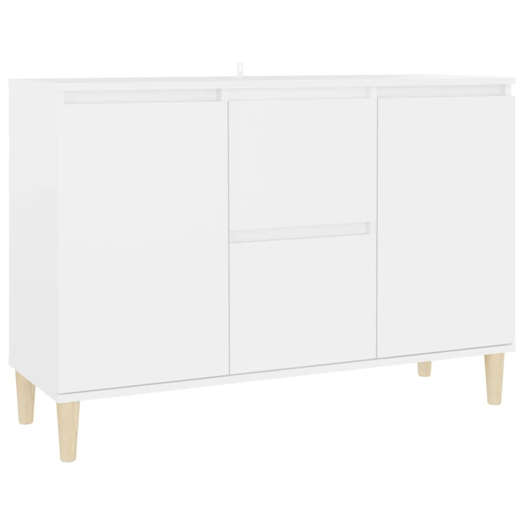 White buffet 103.5x35x70 cm agglomerated