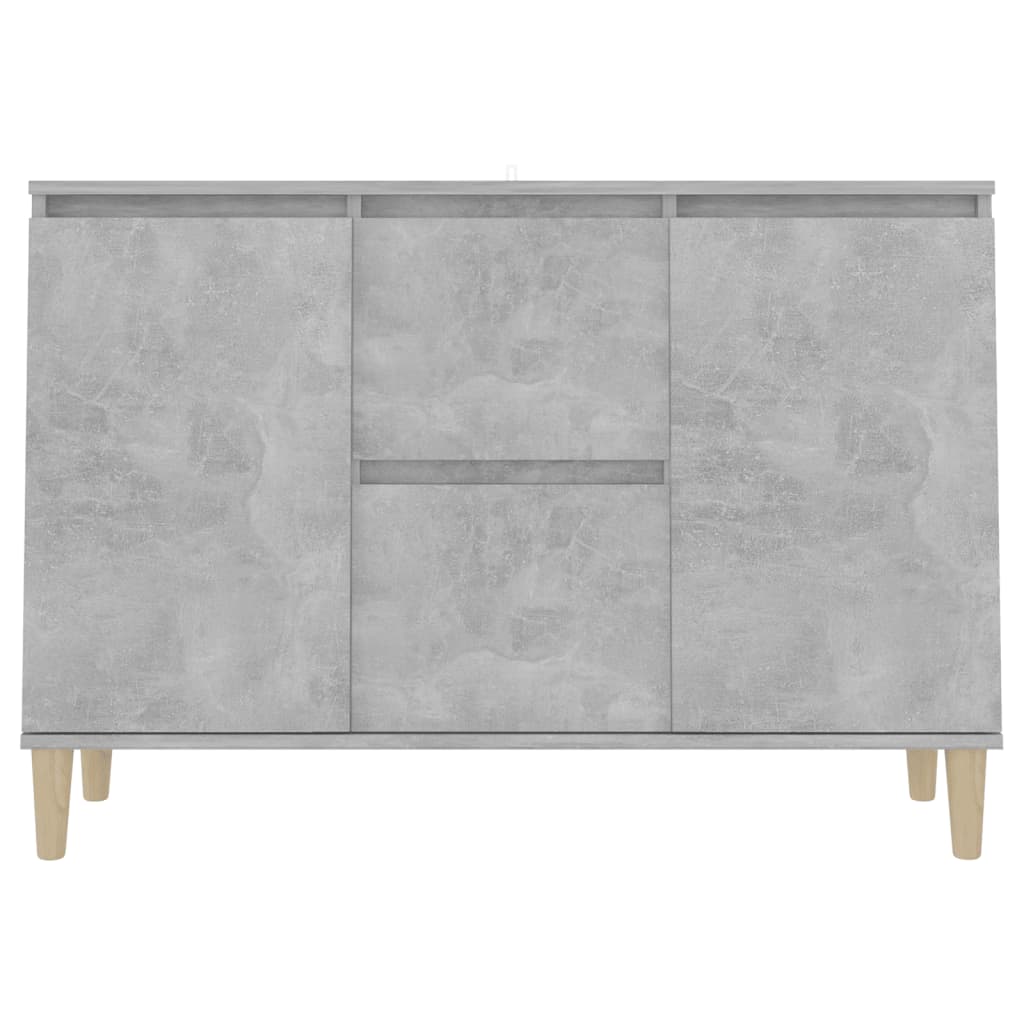 Concrete gray buffet 103.5x35x70 cm agglomerated