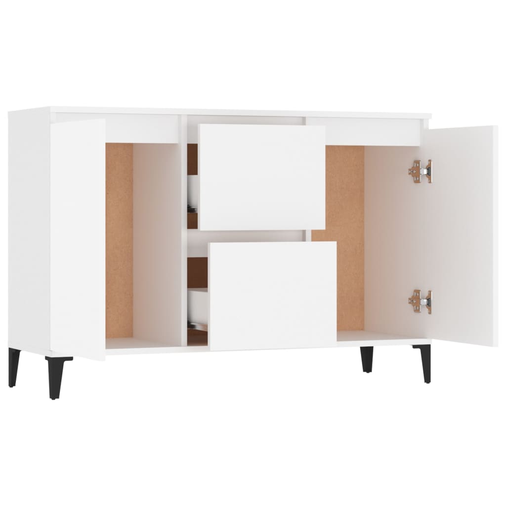 White buffet 104x35x70 cm agglomerated