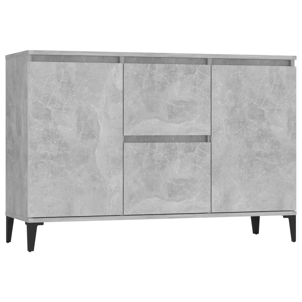 Betongrau -Buffet 104x35x70 cm agglomeriert