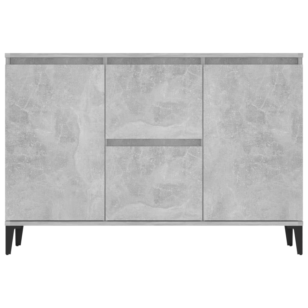 Betongrau -Buffet 104x35x70 cm agglomeriert