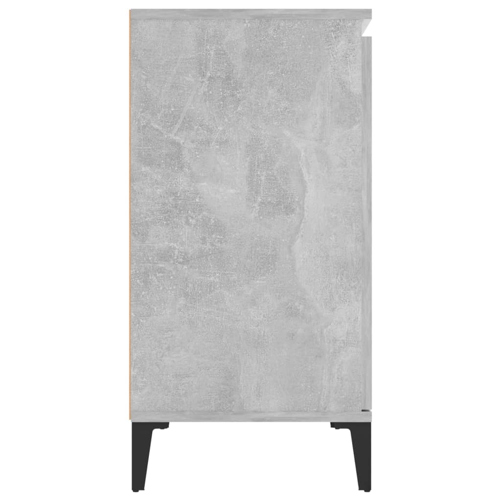 Credenza Grigio cemento 104x35x70 cm Truciolare