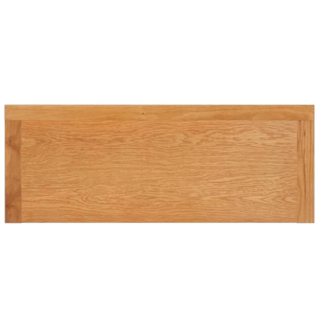 Konsolentabelle 110x35x75 cm Festes Eichenholz Holz
