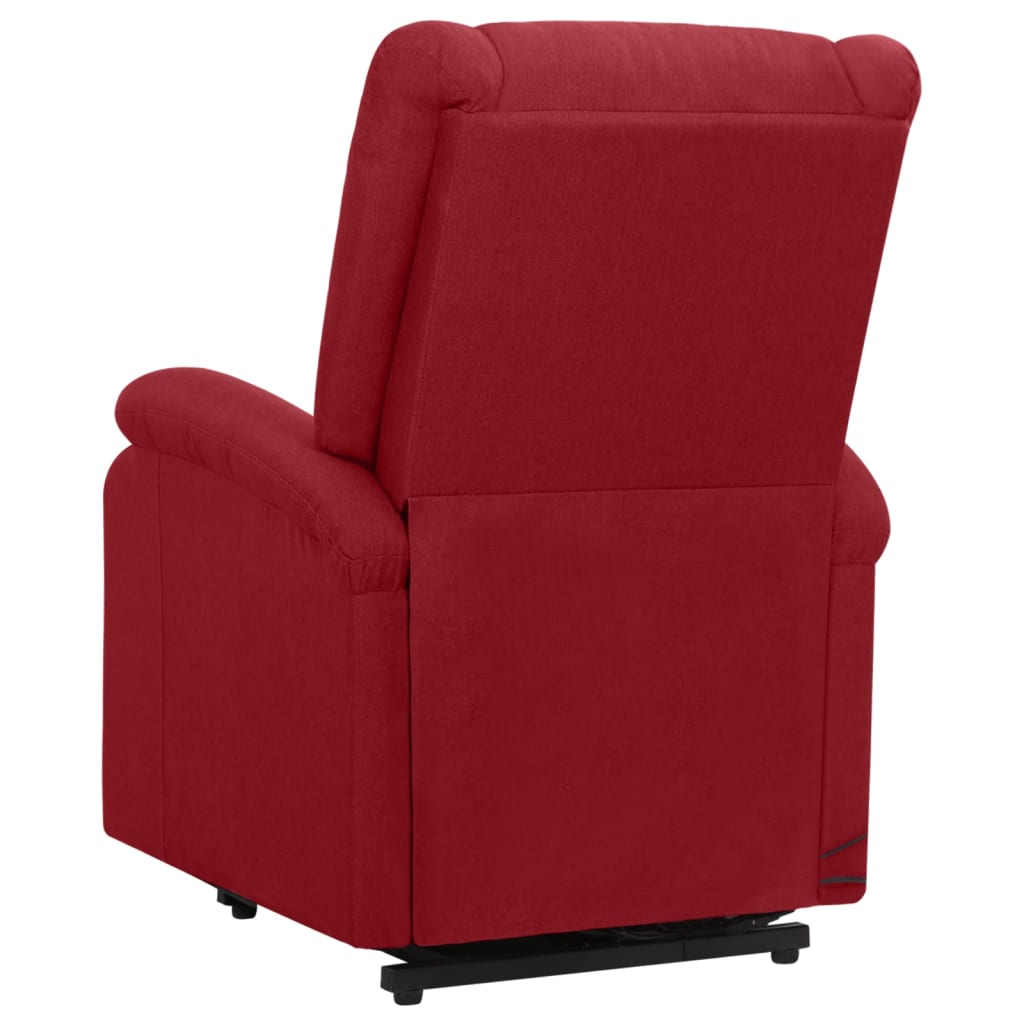 Bordeaux red massage chair fabric