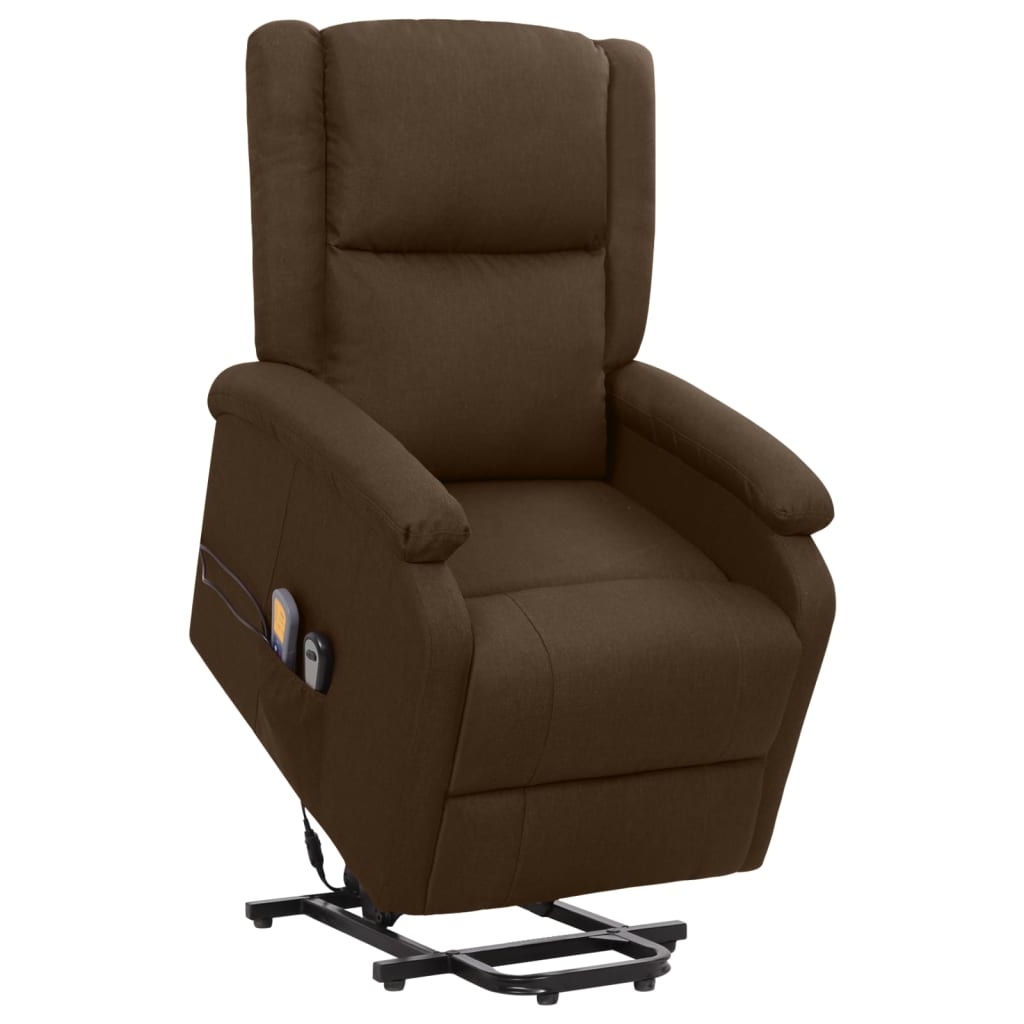 Dark brown massage chair fabric
