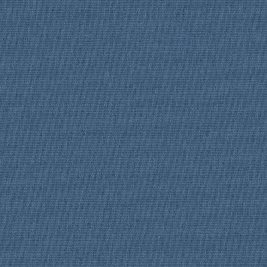 Lettino con materasso Tessuto di lino blu navy