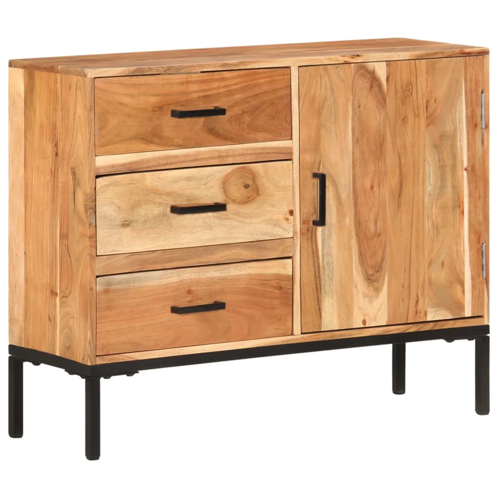 Credenza 88x30x73 cm Legno massello di acacia