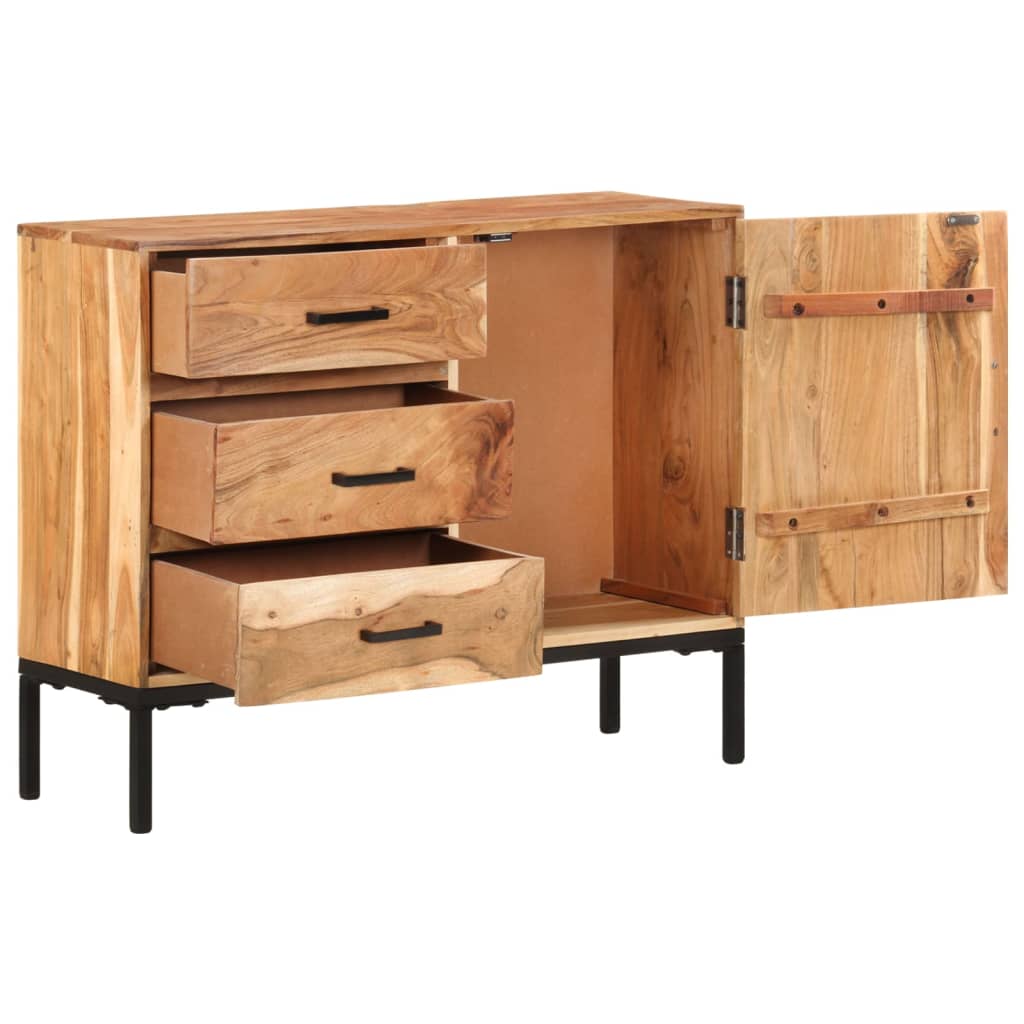 Credenza 88x30x73 cm Legno massello di acacia