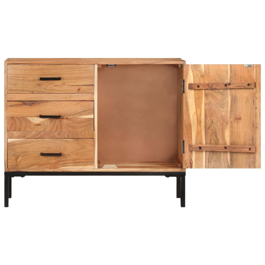 Credenza 88x30x73 cm Legno massello di acacia