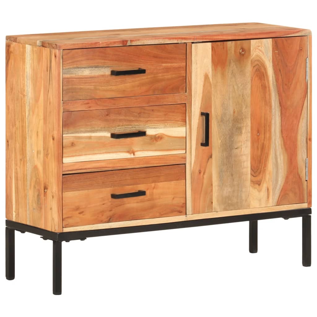 Credenza 88x30x73 cm Legno massello di acacia