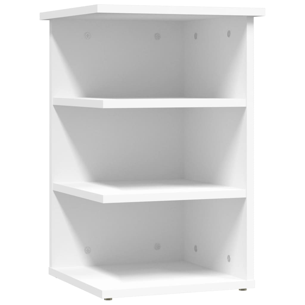 White side cabinet 35x35x555 cm agglomerated