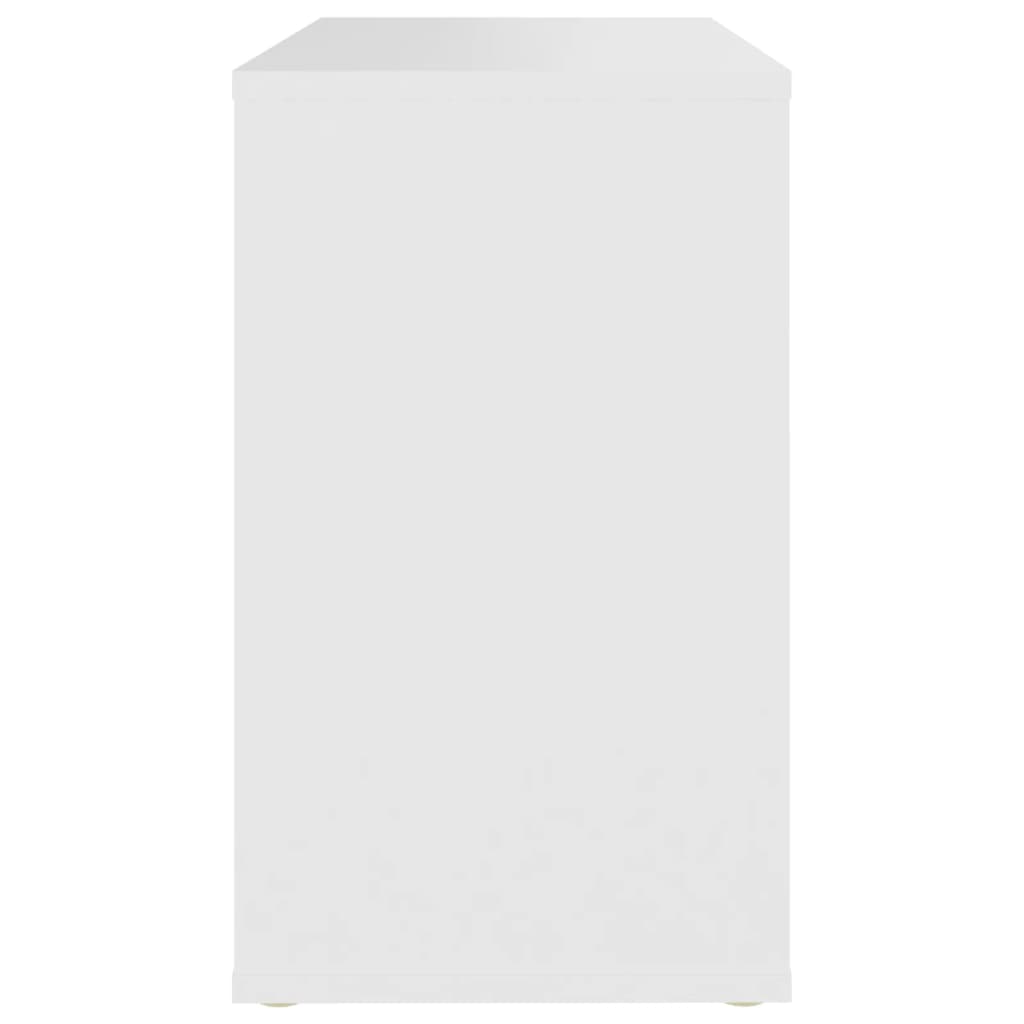 Mobile laterale bianco 60x30x50 cm agglomerato