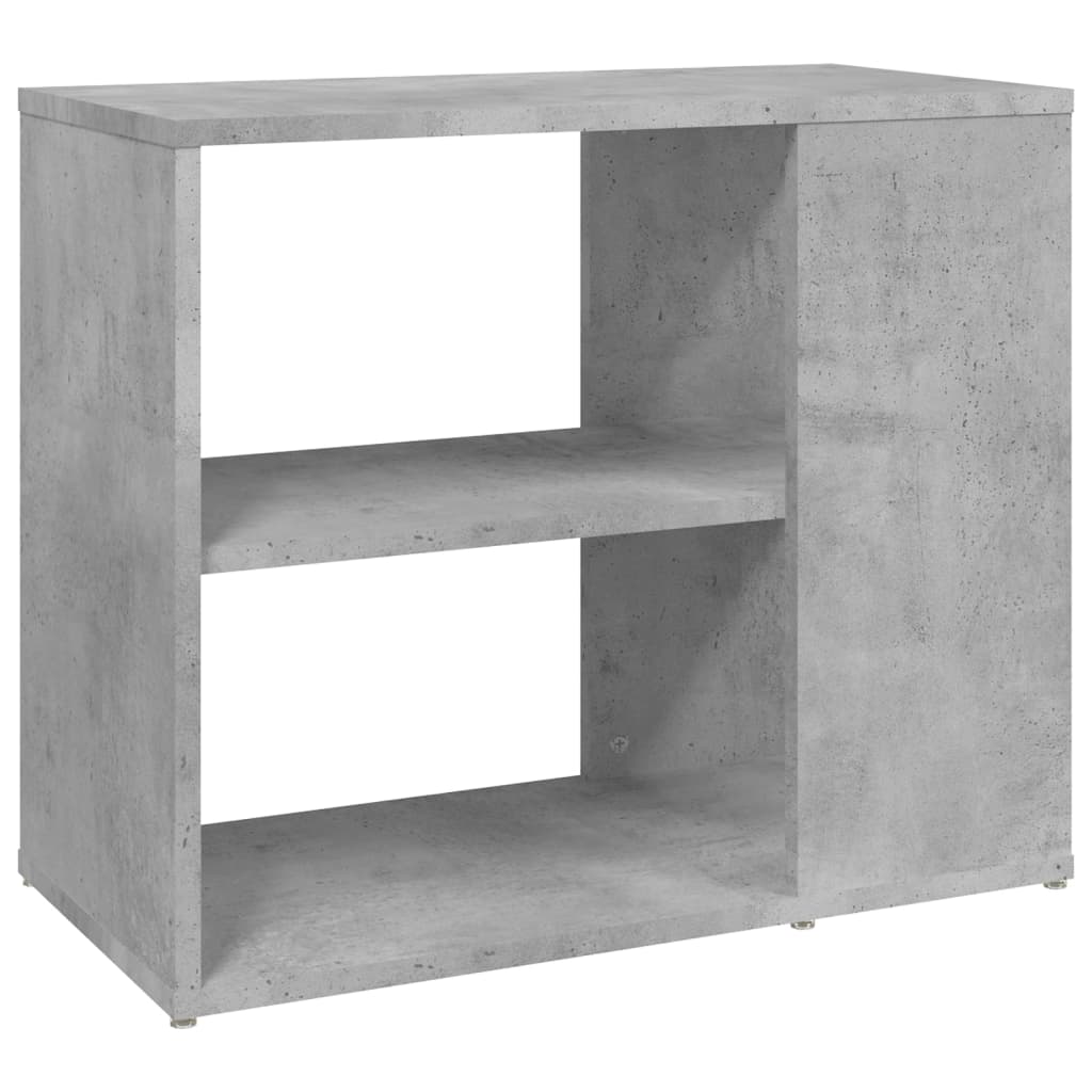 Concrete gray side cabinet 60x30x50 cm agglomerated