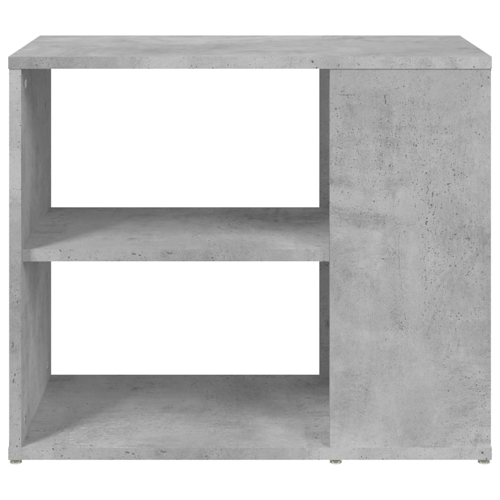 Concrete gray side cabinet 60x30x50 cm agglomerated