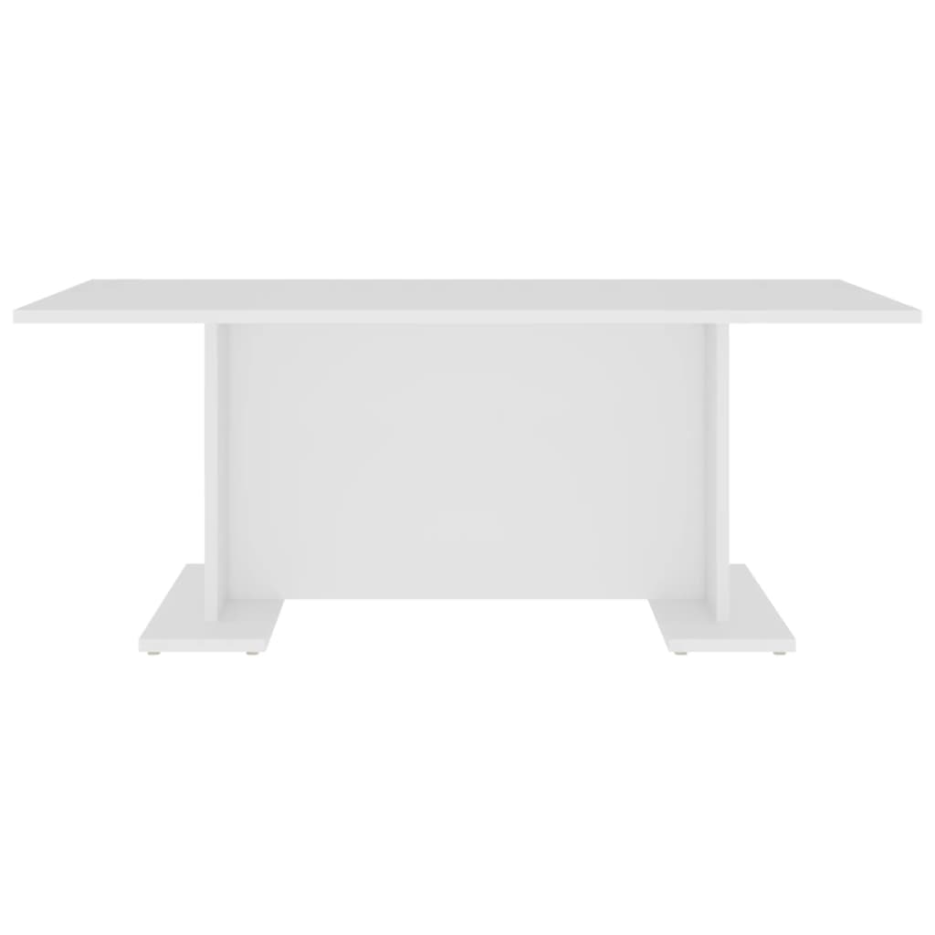 White coffee table 103.5x60x40 cm agglomerated
