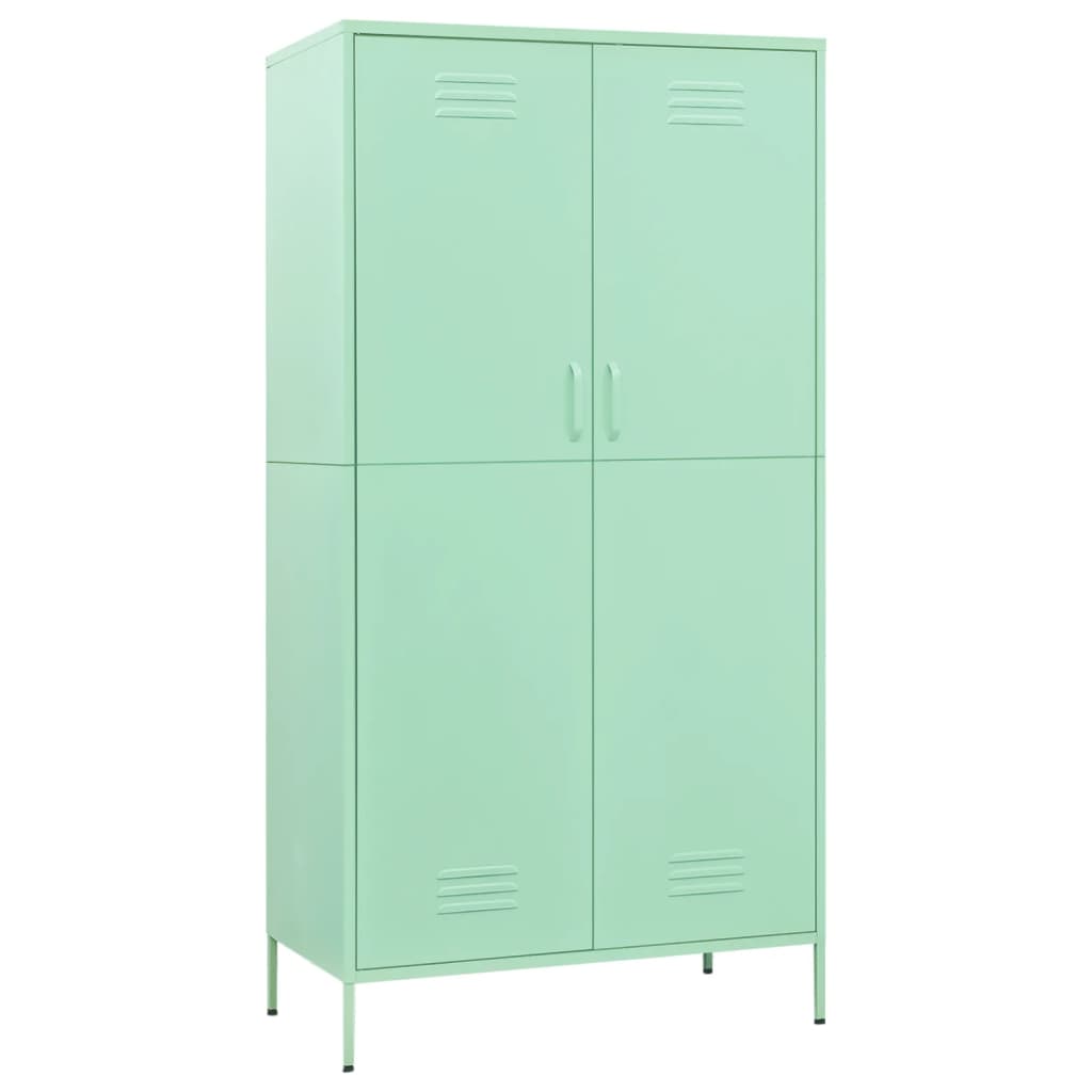 Green Mint wardrobe 90x50x180 cm steel