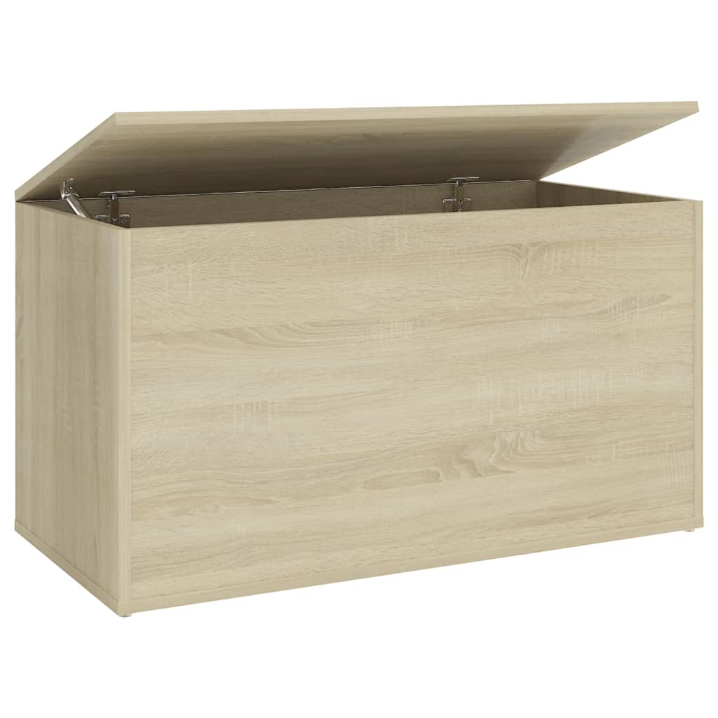 Sonoma oak storage box 84x42x46 cm engineering wood