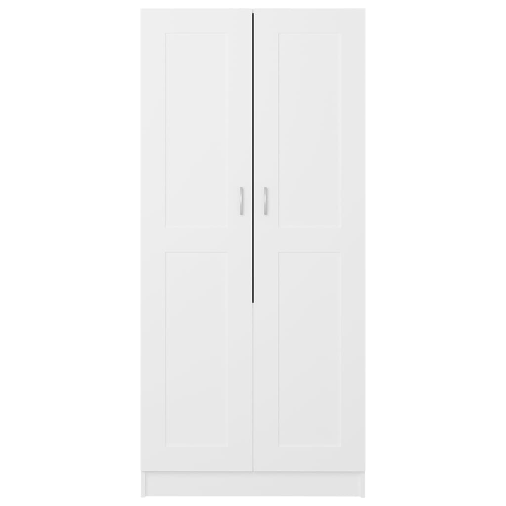 White wardrobe 82.5x51.5x180 cm agglomerated