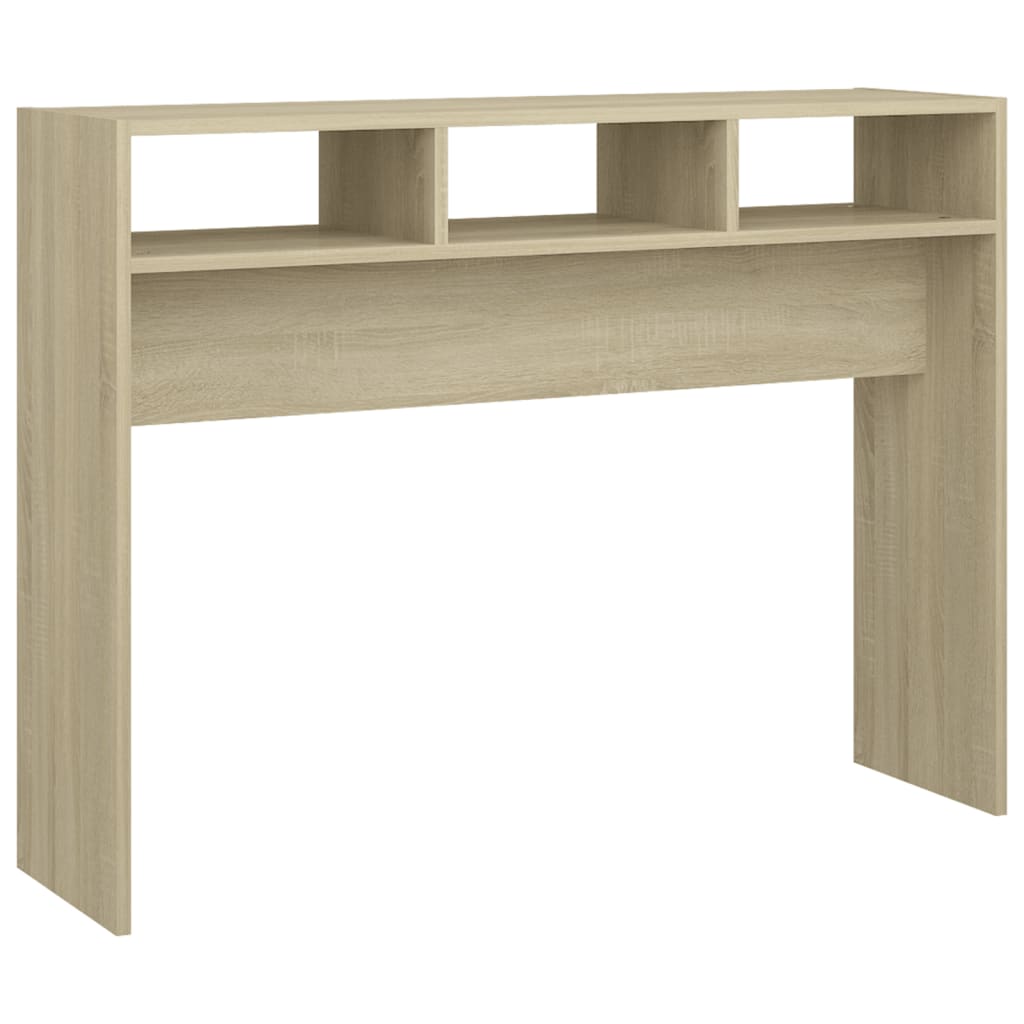 Sonoma oak console table 105x30x80 cm agglomerated