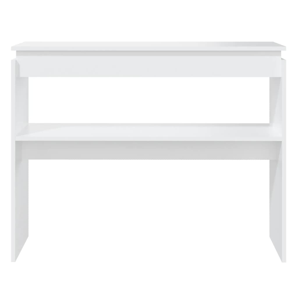 White console table 102x30x80 cm agglomerated