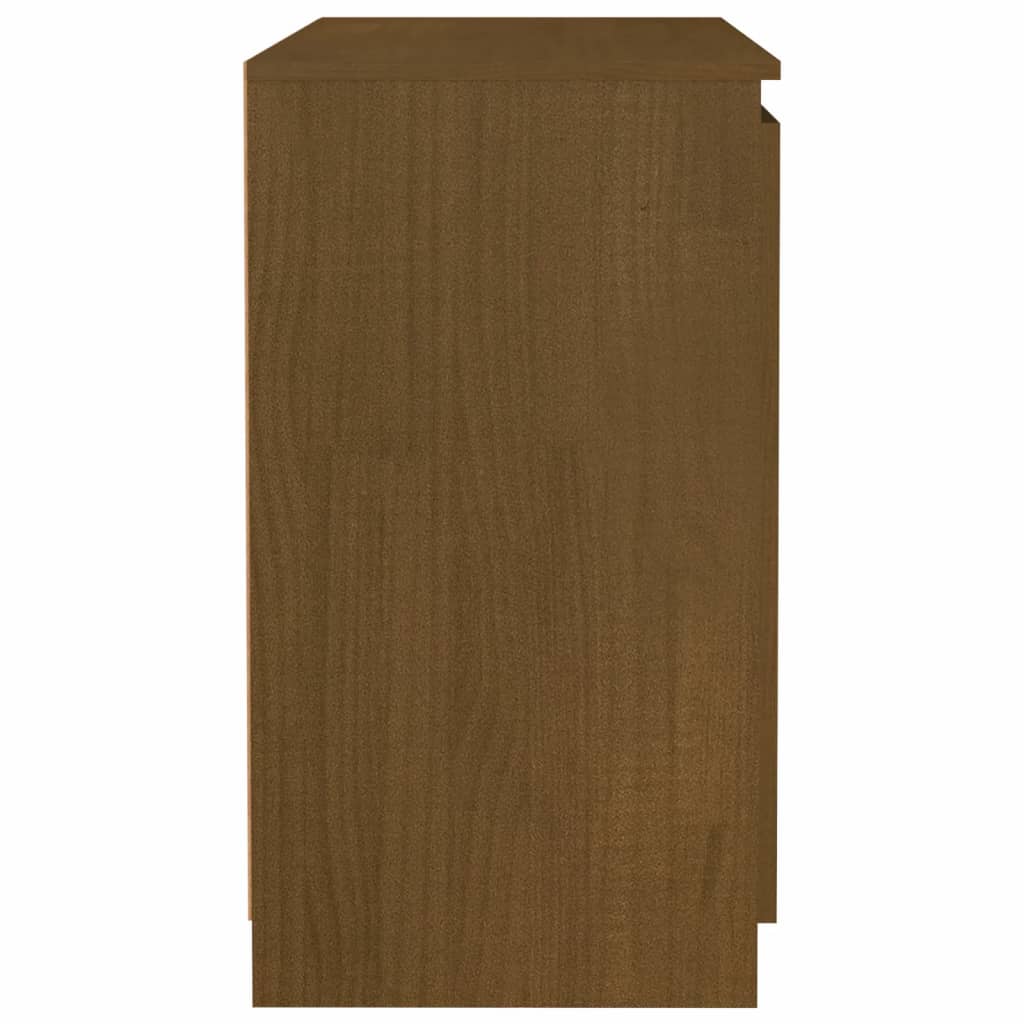 Honigbraunes Seitenschrank 60x36x65 cm Festkieferholz Holz