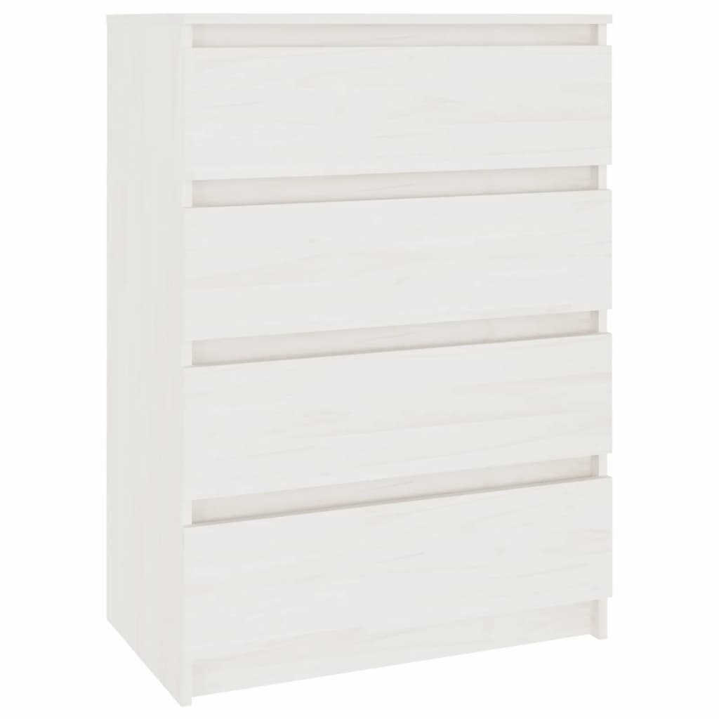 White extra cabinet 60x36x84 cm Solid pine wood