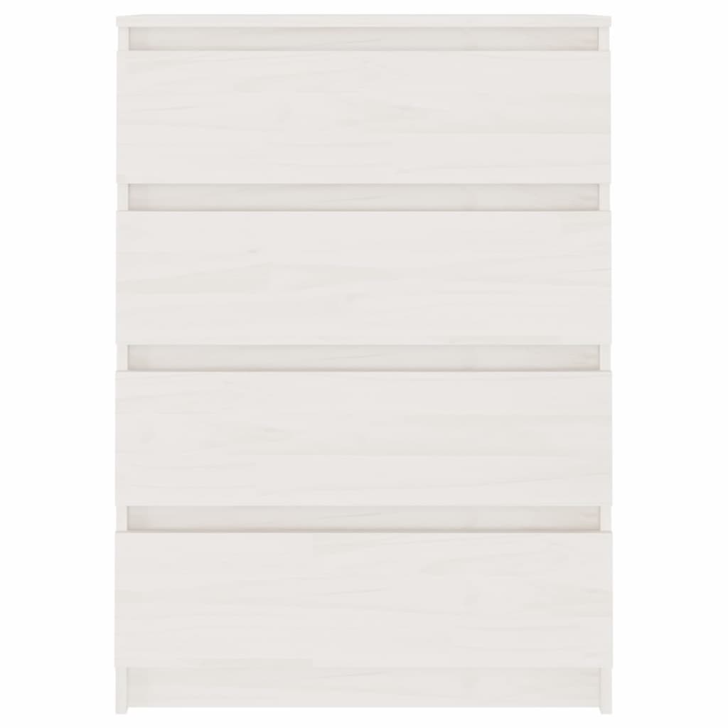 ABBIGLIATO EXTRA bianco 60x36x84 cm Pino in legno di pino