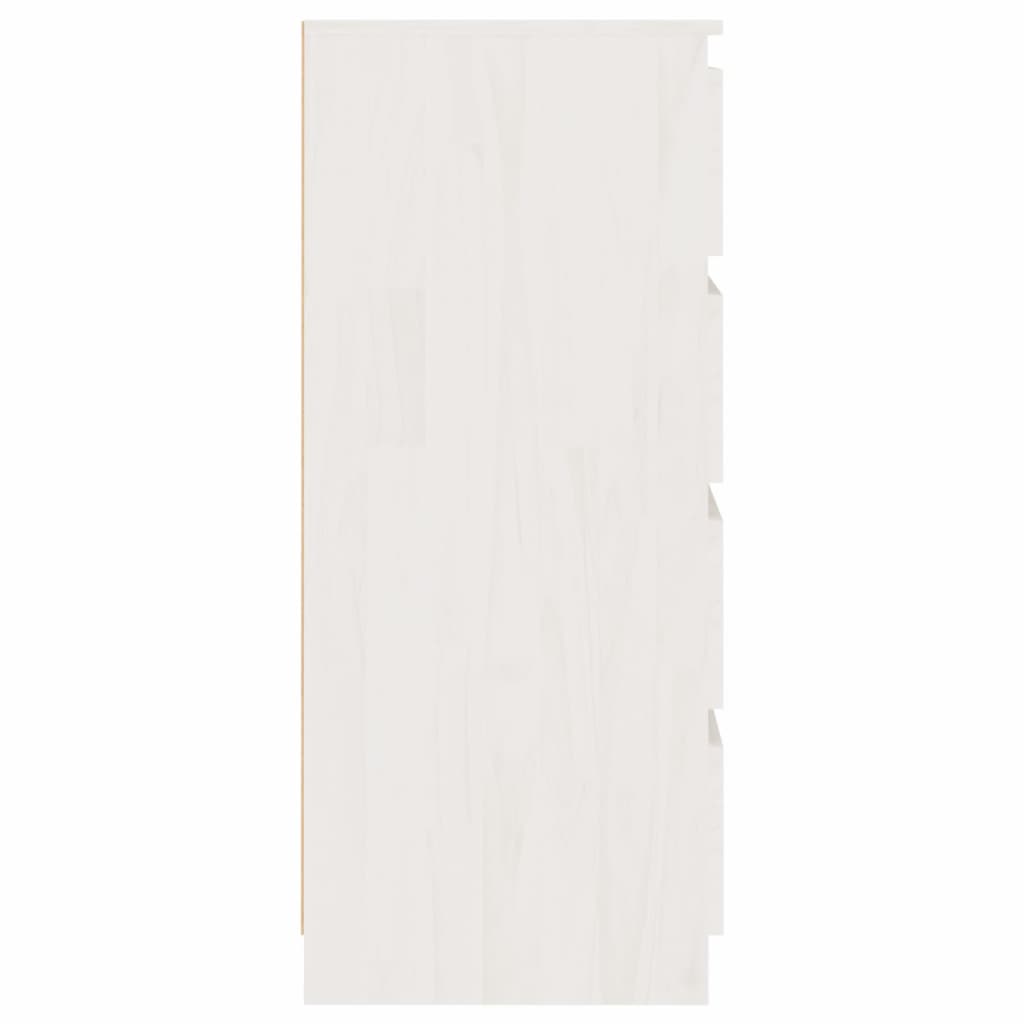 ABBIGLIATO EXTRA bianco 60x36x84 cm Pino in legno di pino