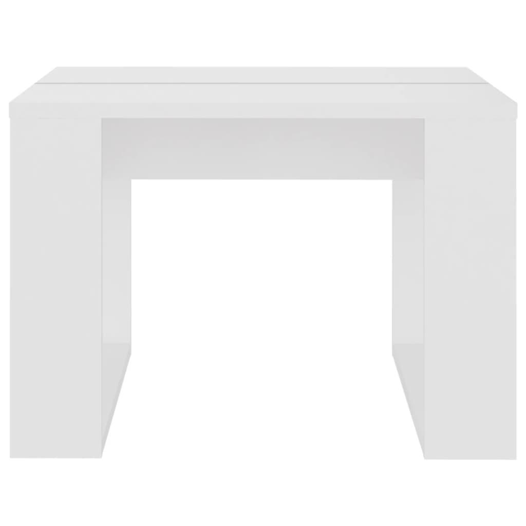 Tavolino Bianco 50x50x35 cm Truciolato